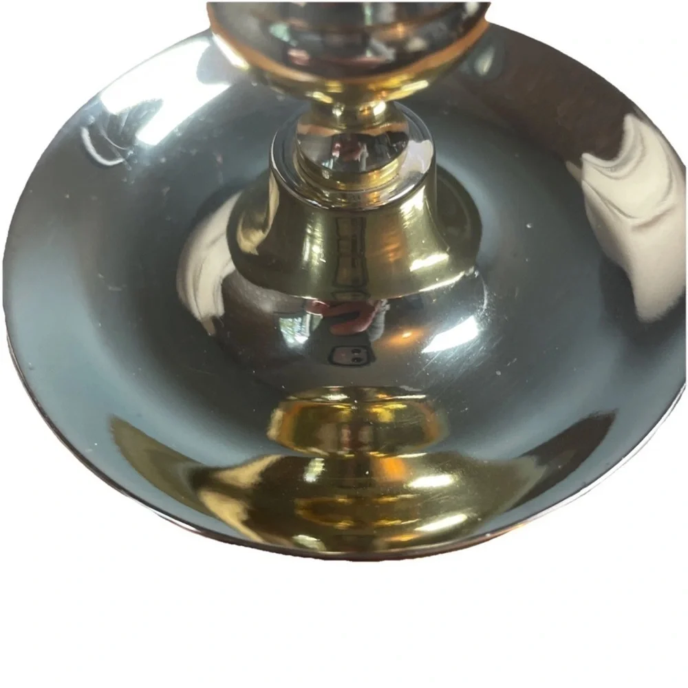 Vintage Baldwin brass Small candle holder 3